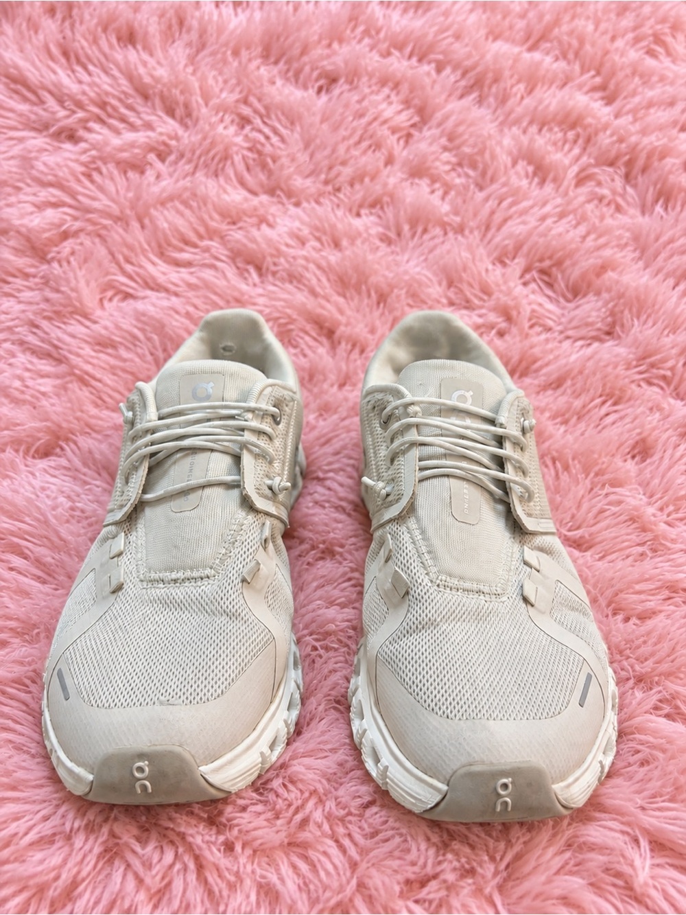 On Running Women's Cloud Sneakers in Beige